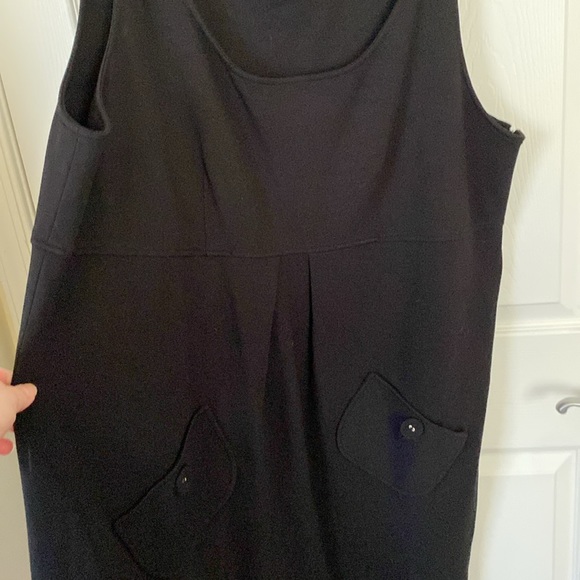 Context Woman Overall Jumper Style Black Dress Carnaby Road Pockets Size 3X - Picture 4 of 8